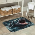 thumbnail image 5 of Kdxio Wave Chain Shark,16" x 24", Non-Slip Front Door Mats,Outdoor Welcome Mat Washable, 5 of 9