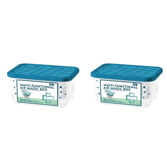 Air Magic Box, Indoor Air Purification Dust Removal Magic Box, Long-Lasting Air Freshener 120g for Home, Office, Bedroom, Pet Areas 2PCS