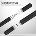thumbnail image 3 of TFixol Universal Stylus Pen Capacitive Pen with Magnetic Absorption Silicone Head Sensitive Touch Control for Phone Tablet Black, 3 of 8