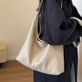 thumbnail image 4 of 2Pcs Handbags Large Capacity Bag Women Underarm Korean Style Soft Pu Leather Shopping Shouder Bags With Small Wallet, 4 of 8
