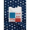 thumbnail image 3 of 4Th Of July 1776 Sweatshirt Men -Image by Shutterstock, Male x-Large, 3 of 4