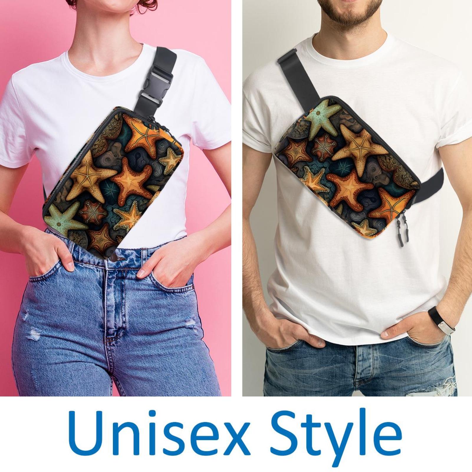 Starfish Adjustable Lightweight Unisex Waist Bag Running Belt with Extension Strap Money Belt Holder