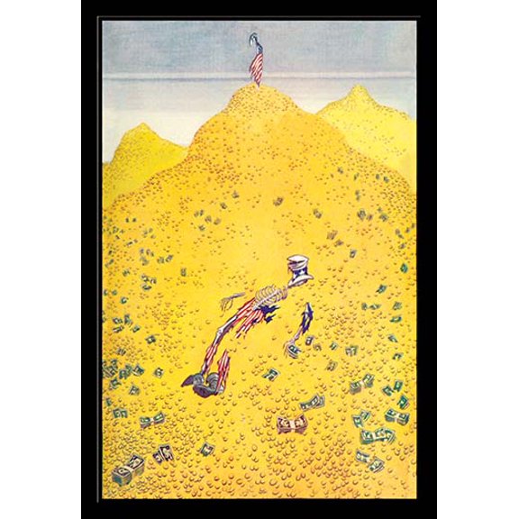 Where Wealth Accumulates and Men Decay Fine art canvas print (20" x 30")