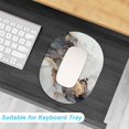 thumbnail image 3 of ERDS-Small Mouse Pad 6 x 8 Inch, Takes up Wrist and Mouse Space, Waterproof Compact Mini Mouse Mat for Laptop Computer Wireless Mouse Keyboard Home Office Travel,Gray Gold Marble, 3 of 4