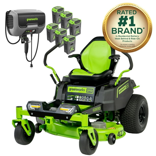 Greenworks 60V 42” Cordless Battery Crossover-Z Zero Turn Riding