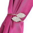 thumbnail image 1 of Anillo para servilletas, 12 piezas Servilleteros de hojas Servilletero de diamantes Servilleteros Anillos para novias, 1 of 5