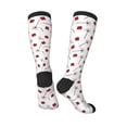 thumbnail image 5 of Lsque Ladybug With Dandelion Printed Crew Socks Men's Women's LightWeight Thin Casual Calf Socks ,Knee High Socks,Cotton Socks, 5 of 9