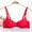 Red, variant on Push up Bra for Women, Seamless T Shirt Underwire Deep V Bralette, Padded Support Smoothing Comfy Lingerie