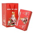 thumbnail image 1 of Navidad Arriba Plegable Reutilizable Envases Navideños Rojo Adecuado Para Joyas Eventos Navideños Reuniones Bodas Cumpleaños Atractivo Para Los Niños, 1 of 7