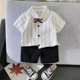 thumbnail image 1 of Conjunto de ropa para bebés de 1 a 5 años, ropa informal a la moda, novedad de verano, 2023 qym unisex, 1 of 2