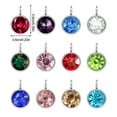 thumbnail image 4 of Piedra de nacimiento Cristal de diamantes de imitación Acero inoxidable Fabricación de joyas de plata Accesorios de bricolaje Decoraciones Ropa, zapatos y accesorios Miscelánea color rojo oscuro Qarigey  AP010354-01B, 4 of 6