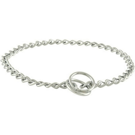 2.5 Mm Choke Chain - Chrome Choke Chains - 2.5 mm, Medium Chain Dog Collar, 18 (up to 30 lbs)
