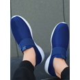 thumbnail image 3 of Mens Black Slip On Casual Shoes Lightweight Work Shoes Trainers Breathable Non Slip Mesh Walking Gym Shoes Comfortable Workout Sneakers, 3 of 4