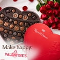 thumbnail image 5 of RUSSELL STOVER Valentine's Day Red Foil Heart Assorted Milk & Dark Chocolate Candy Gift Box, 20.1 oz. (35 Pieces), 5 of 9