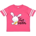 thumbnail image 3 of Inktastic My 1st Easter with Cute Bunny and Carrot Boys or Girls Toddler T-Shirt, 3 of 5