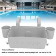 thumbnail image 4 of Cesta de Almacenamiento Junto a la Piscina, Plástico Engrosado de 22 Libras, Cesta de Almacenamiento Colgante Con Soporte de Carga para Gafas, Toallas, Teléfonos, Para Piscinas, 4 of 7