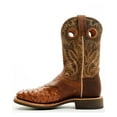 thumbnail image 3 of Dan Post Men's Exotic Full Quill Ostrich Western Boot Broad Square Toe Tan 9 D(M) US, 3 of 7