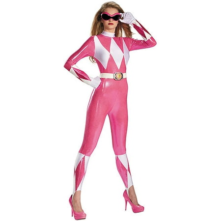 Pink Ranger Sassy Bodysuit Adult Halloween
