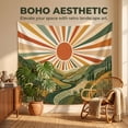 thumbnail image 2 of HUANGLE Tapestry Wall Hanging, Boho Abstract Landscape Abstract Valley Tapestry For Bedroom, High-Quality Polyester Large Wall Tapestry For Living Room Bedroom Office, 60x40Inch, 2 of 9