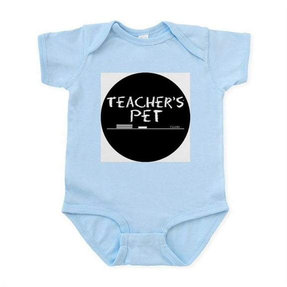 CafePress - Teacher's Pet Infant Creeper - Baby Light Bodysuit, Size Newborn - 24 Months