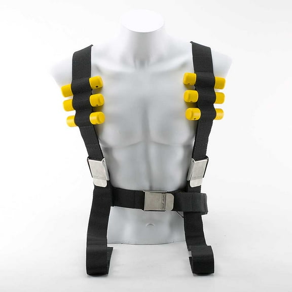 Scuba Diving Belt & Braces for Slug Weights, Black