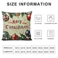 thumbnail image 5 of YINGXI  Nutcracker Pillow Covers Merry Christmas Throw Pillow Case Watercolor Nutcracker Decoration Cushion Case for Christmas Winter Sofa Home Couch Office Room Car Decor 12x12in, 5 of 5