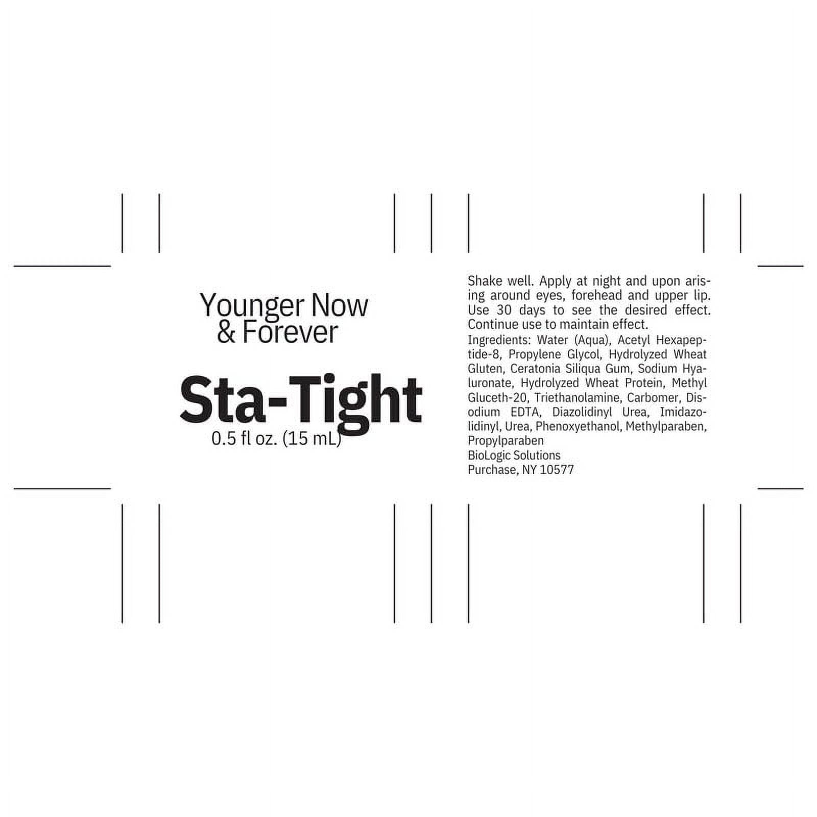 Sta-Tight & LifTight, Anti Aging Serum & Instant Face Lift Serum, The Perfect Duo Helps Reduce Appearance of Fine Lines & Wrinkles Instantly & Prevent The Formation of New Ones by Biologic Solutions