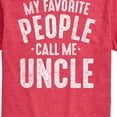 thumbnail image 3 of Instant Message - My Favorite People Call Me Uncle - Men's Short Sleeve Graphic T-Shirt, 3 of 6