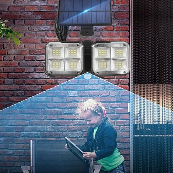 PIR Motion Sensor Solar Wall Light LED Outdoor Garden Light Waterproof Solar Power Wallmounted Lamp Infrared Sensor Street Lamp