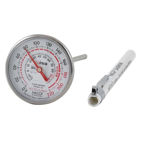 Winco TMT-IR1, 1.75-Inch Instant Read Thermometer, NSF