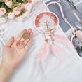 thumbnail image 3 of 1 pieza Atrapasueños de plumas, atrapasueños, cuentas, pequeño árbol de la vida, atrapasueños, atrapasueños de chakras para espejo retrovisor, colgante, decoración de dormitorio, 3 of 6