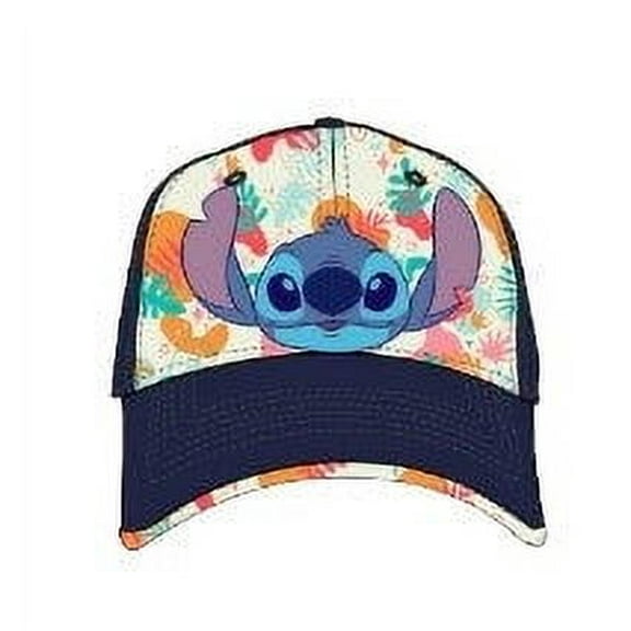 FLORAL STITCH PEEK ADULT BASEBALL CAP