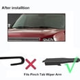 thumbnail image 5 of Yiwosu 2Pcs 22" 22"Front Windshield Wiper Blades Set for Chevrolet Avalanche MK2 2007 - 2009, 5 of 6