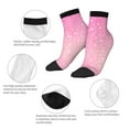 thumbnail image 5 of Pofeuu Breast Cancer Pink Ribbons Awareness Print 30cm Socks, Adult Running Hiking Socks for Youth and Adult, 5 of 7