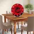 thumbnail image 5 of ZXCXRQFa Floral Flower Rose Red Silent Non Ticking Wooden Clock 10 Inch, Round Wall Clock,Decorative for Living Room, Kitchen, Home,Bathroom, Bedroom, Office or School, 5 of 7
