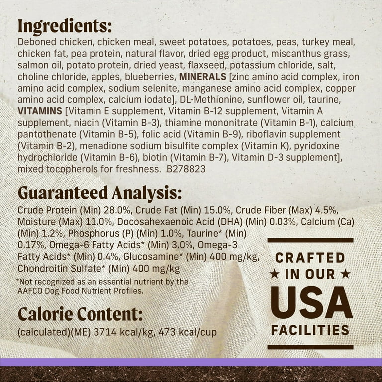 Merrick Grain-Free Puppy Dry Dog Food, High Protein Real Chicken