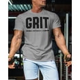 thumbnail image 3 of Gymish Grit Workout T-Shirt for Men, Funny Gym Shirt, Lifting Tee, Deadlift Shirt, Heather Grey, Large, 3 of 6