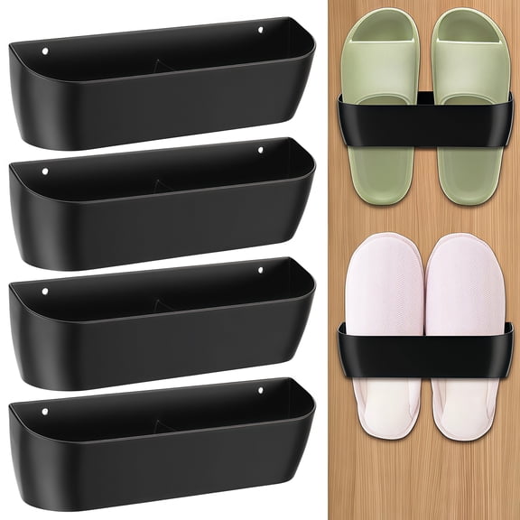 4 Set Shoe Storage Rack Organizer for Efficient Space Saving Storage