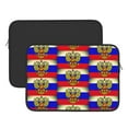 thumbnail image 2 of Russian Flag Laptop Sleeve Bag Shock Resistant Neoprene Notebook Protective Bag Carrying Case 15 inch, 2 of 7