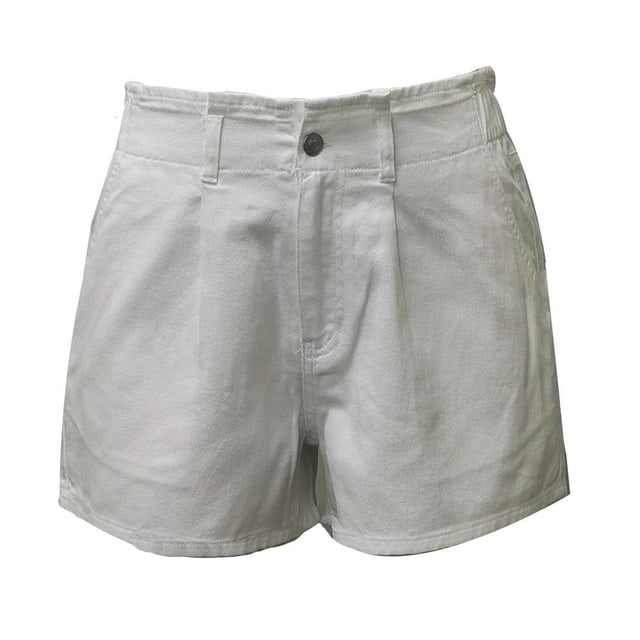 Short George para Dama, Pretina Ancha Blanco Talla EG