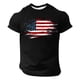 thumbnail image 3 of Camisetas de Manga Larga para Hombres Moda Casual Impresión Sólida Cuello Redondo Camisetas, Camisetas de Algodón de Poliéster Blusa, 3 of 5