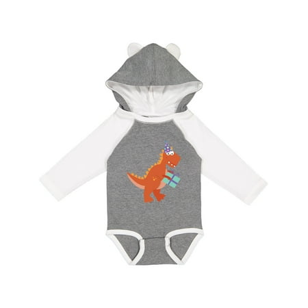 

Inktastic Dinosaur Birthday Gift Baby Boy or Baby Girl Long Sleeve Bodysuit