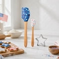 thumbnail image 5 of Cook with Color 3-Piece Patriotic Spatula and Star Cookie Cutter Set, Stars and Bows, 5 of 5