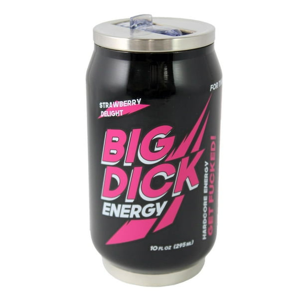 Lata de viaje JUST FUNKY Big D# @k Energy de acero inoxidable de 300 ml