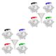 thumbnail image 3 of Cateissary Moldes de bolas de hielo con tapa, molde para hacer cubitos de glaseado de bebidas DIY, accesorio para hacer fiestas reutilizable a prueba de 4 piezas con embudo 2piezas Cateissary CBP307737, 3 of 5