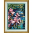 thumbnail image 2 of Gold Collection Iris & Swan Counted Cross Stitch Kit-10"X15" 16 Count, Pk 1, 2 of 2