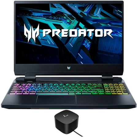 Acer Predator Helios 300 Gaming/Entertainment Laptop (Intel i7-12700H 14-Core, 15.6in 165Hz Full HD (1920x1080), NVIDIA GeForce RTX 3060, Win 11 Home) with 120W G4 Dock