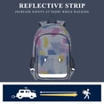 thumbnail image 5 of FORMRS Unisex School Backpack 17" Student Travel Bag with Laptop Compartment, Retro Simple Shapes, 5 of 7