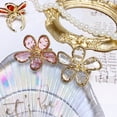 thumbnail image 2 of Decodeary Wonderful Gifts Elegant Flower Ring For Rings For Women Present Wide Application pink, 2 of 6