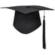 thumbnail image 1 of SGACAI Birrete de graduación - Gorra negra ajustada de maestría, toga académica, 1 of 7